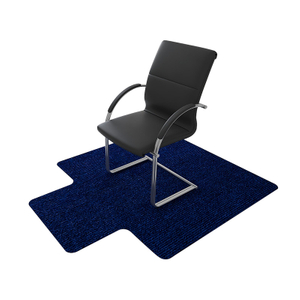 볼록한 파란색 의자 매트 방수, 미끄럼 방지 및 가정용 사무실 청소 용이